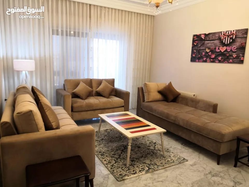 شقة مفروشة فاخرة للإيجار في دير غبار، عمان | ID 743550