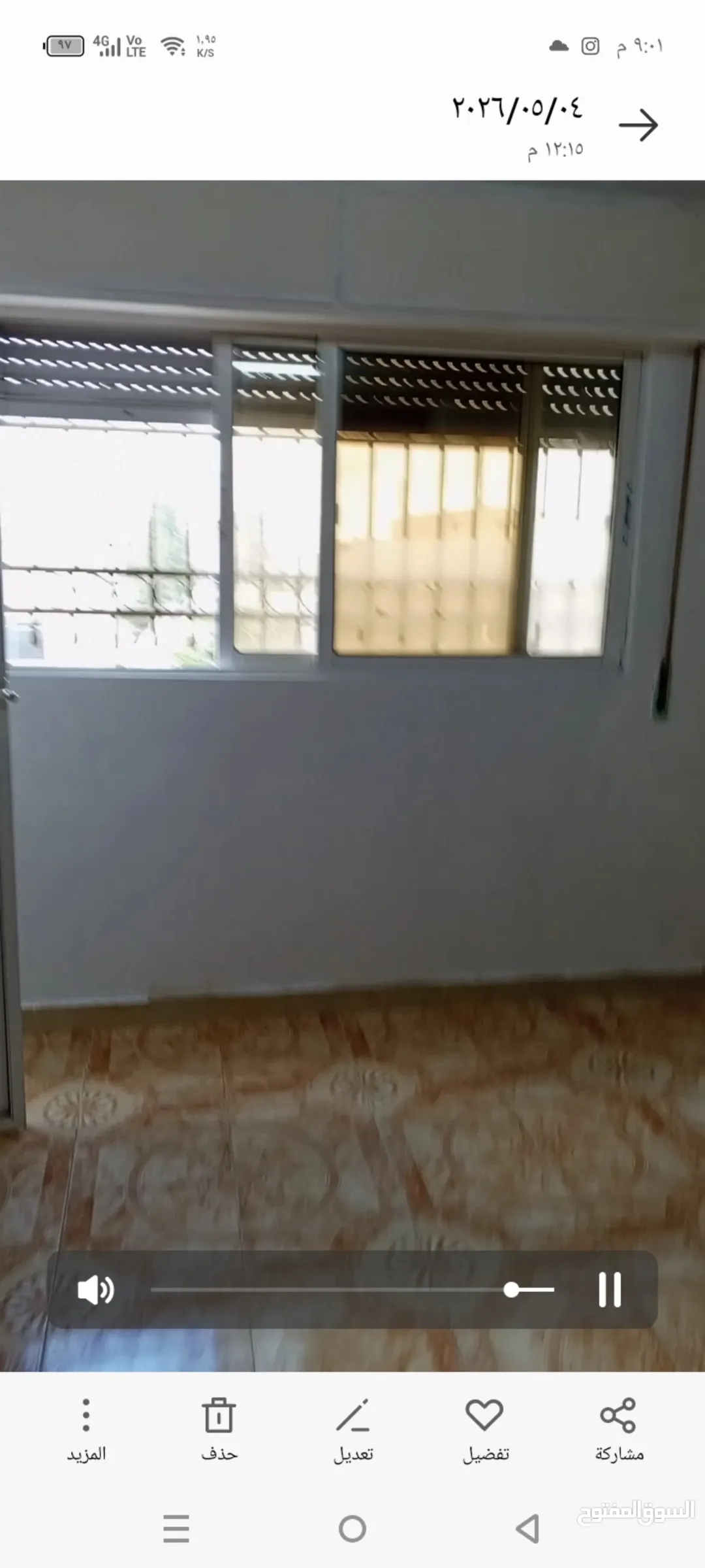 شقة طابقية للبيع في عين الباشا – السلط