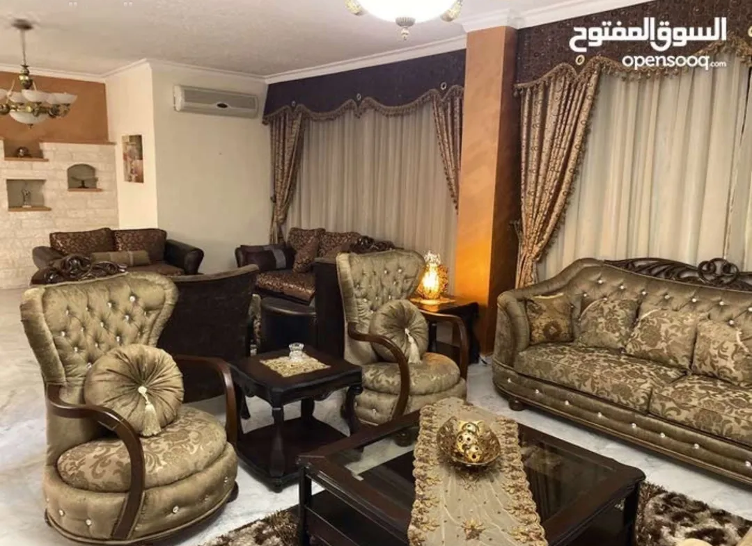 شقة فخمة مفروشة شبه فيلا مع حديقة للايجار في الشميساني – عمان الاردن | ID 697743