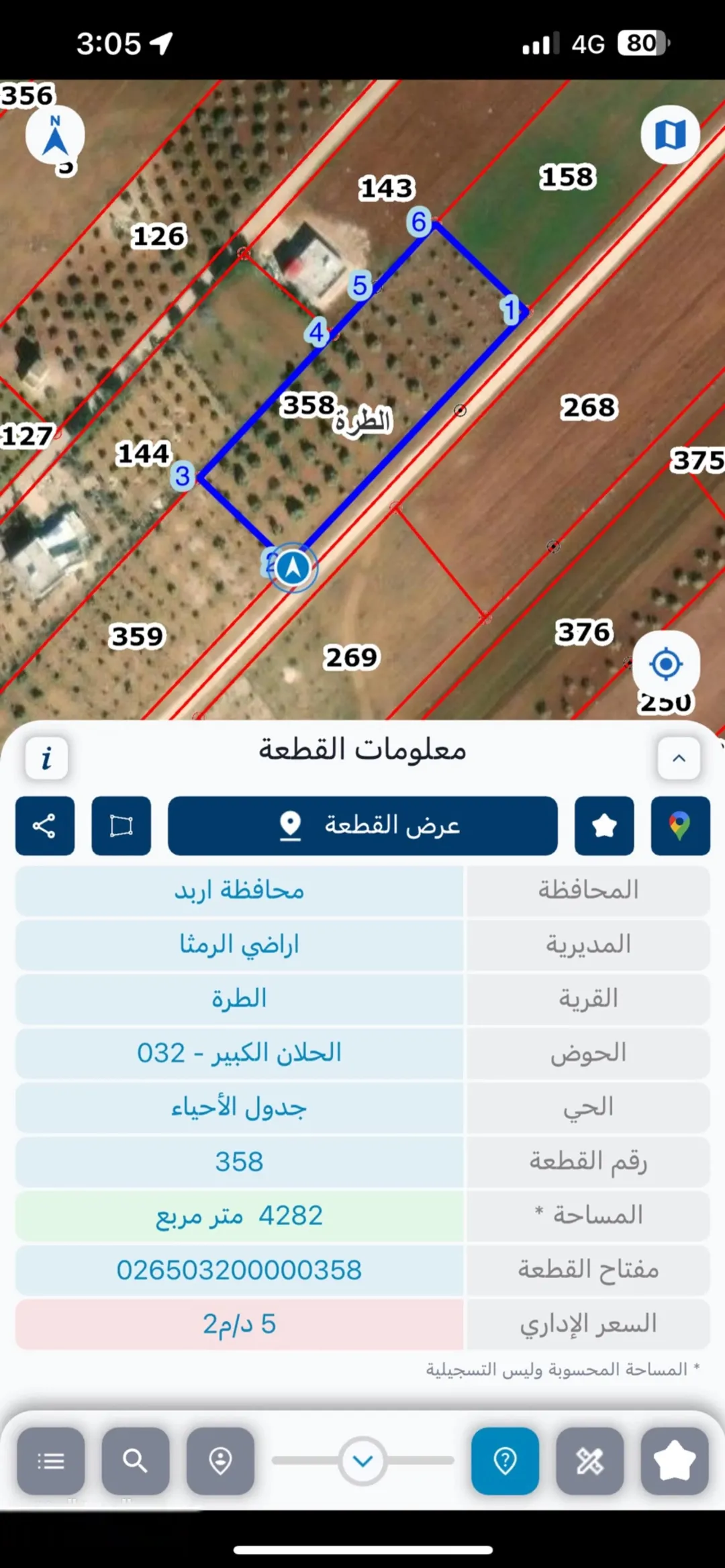 أرض سكنية مميزة بإطلالة ساحرة بجانب الفلل والقصور في الطرة