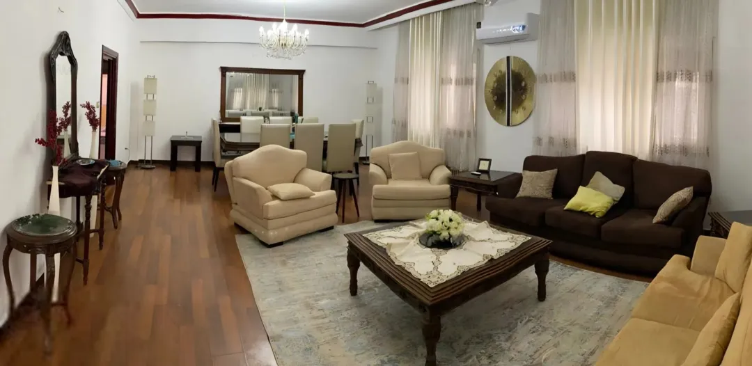 بيت أرضي مستقل للإيجار بالشميساني عمان مفروش بالكامل | ID 738359