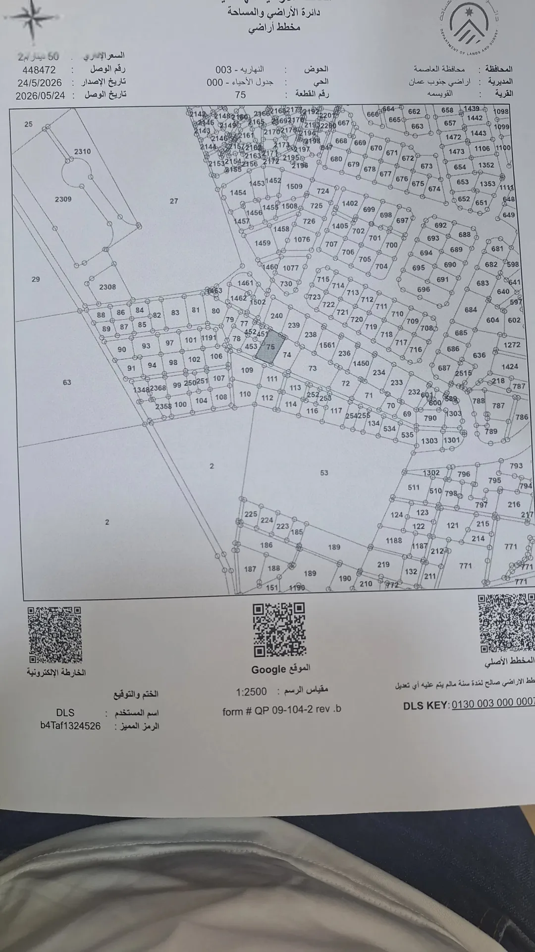 أرض سكنية مميزة للبيع في منطقة الوحدات – عمان