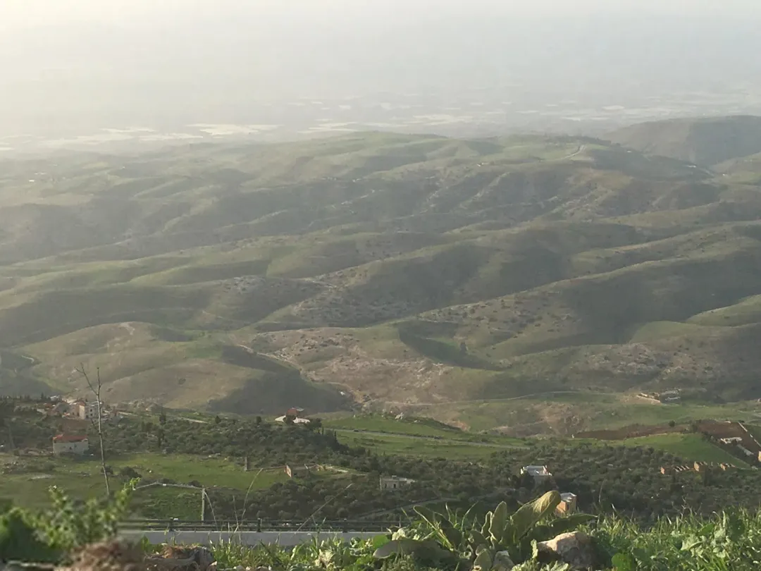 ارض للبيع البطين الجنوبي إطلالة رائعة على فلسطين و الأغوار مباشرة
