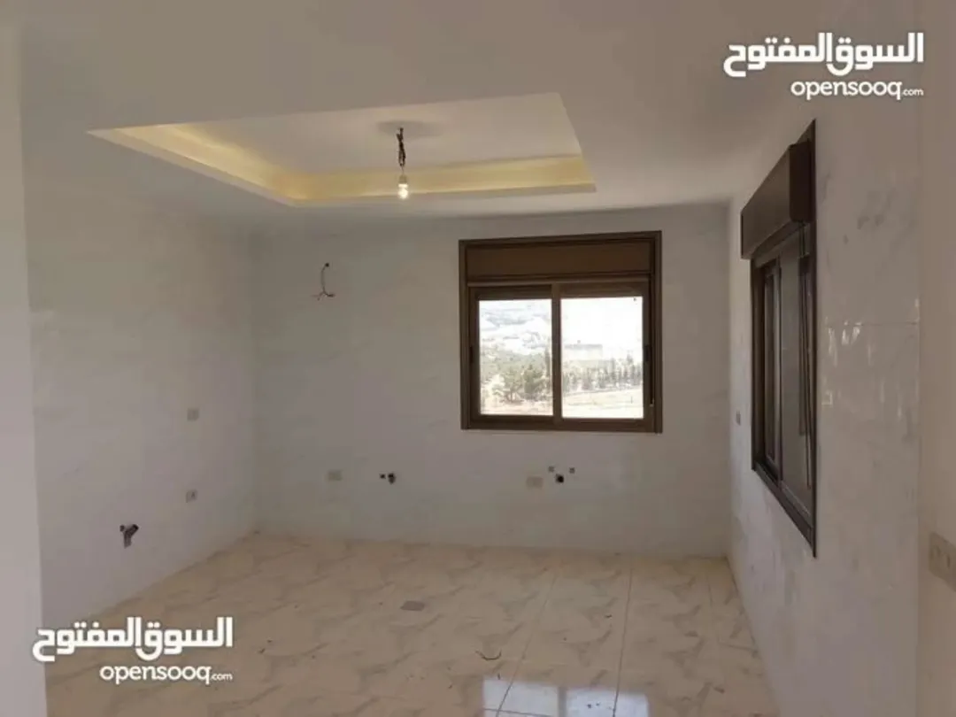 شقة طابقية ذات اطلالة جميلة مساحة 160م للبيع في أبو نصير يمكن بدل على سيارة كهربائية كجزء من الثمن