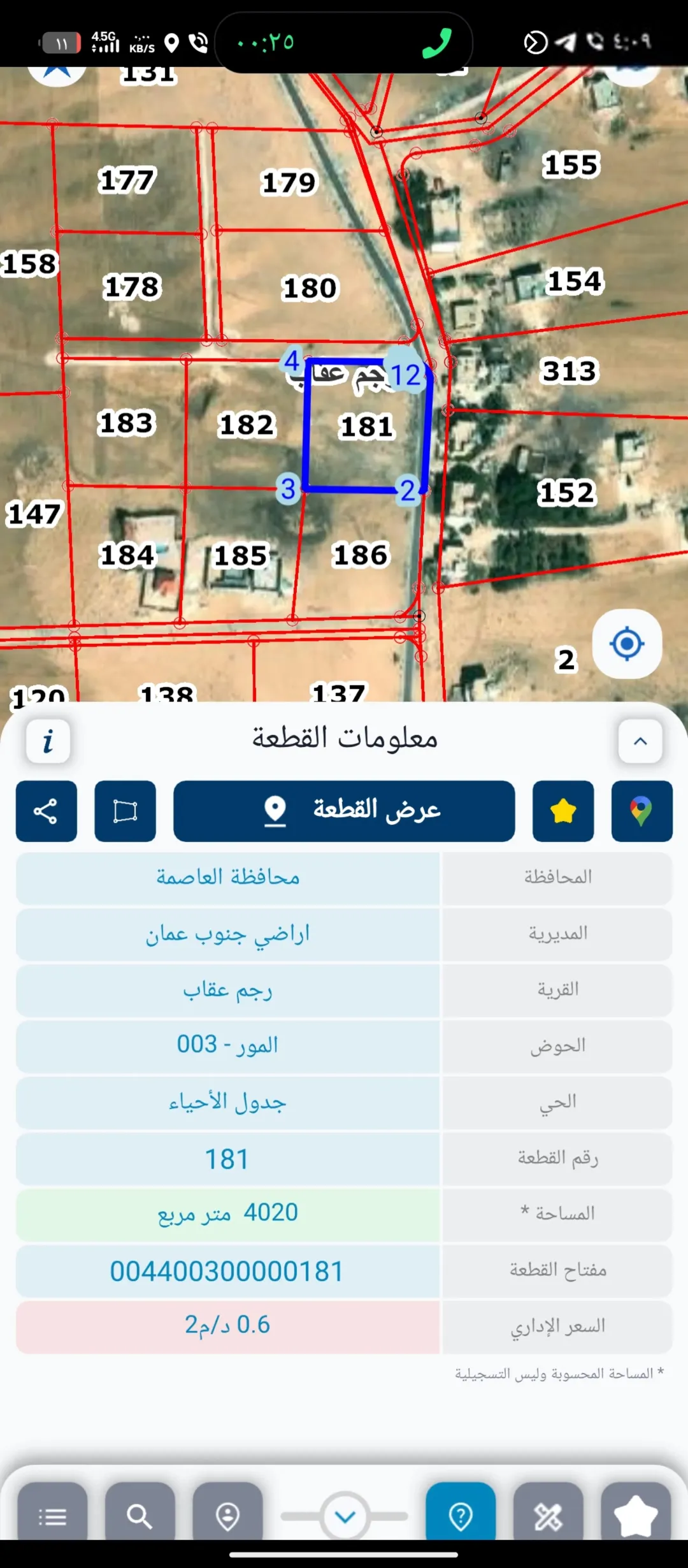 أرض سكنية مميزة للبيع في أم الرصاص – عمان