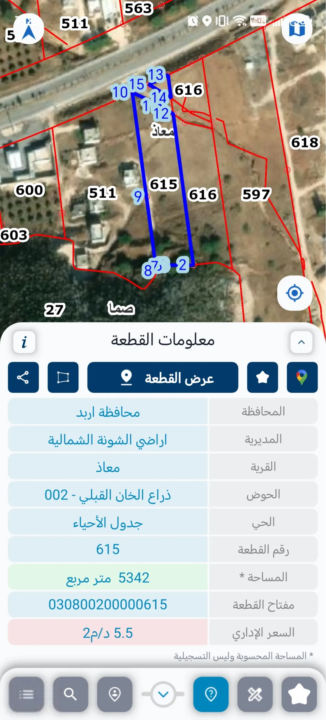 أرض زراعية مميزة للبيع على الشارع العام في الشونة الشمالية – إربد