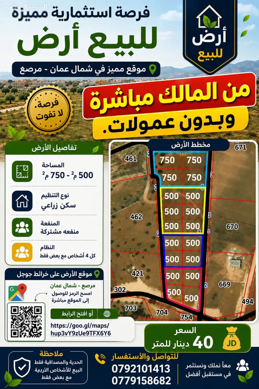 فرصة استثمارية مميزة: مشروع سكني للبيع بمساحات متنوعة
