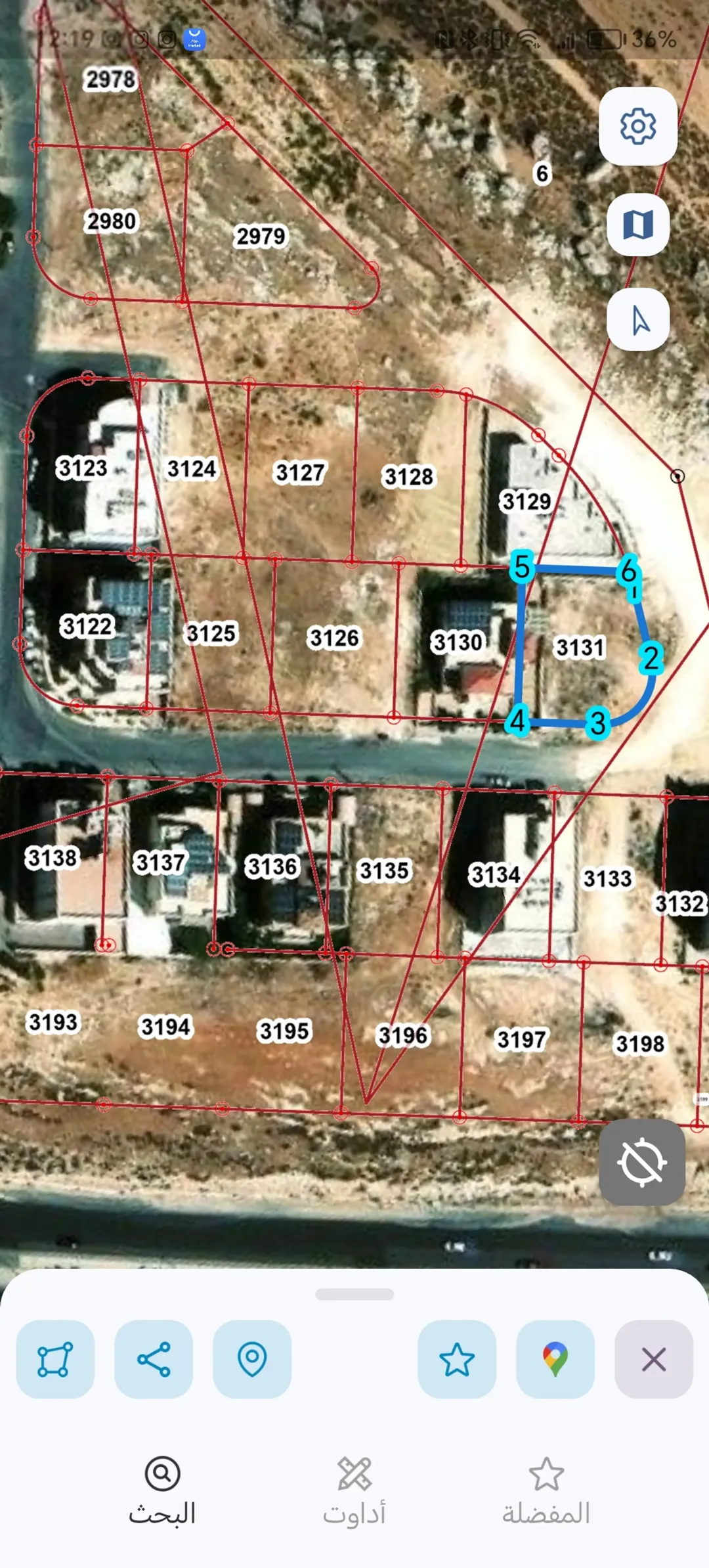 ارض للبيع حي المنصور