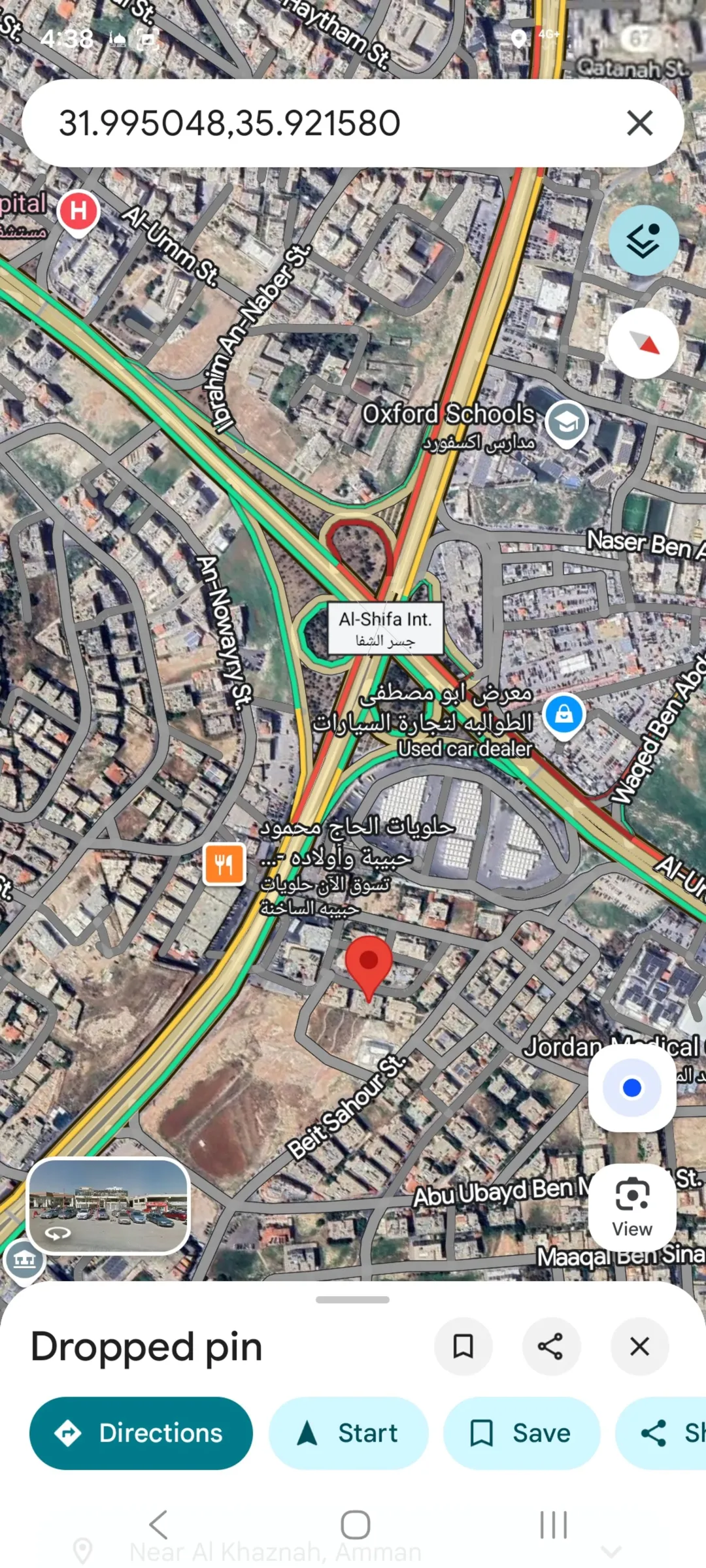 شقة سكنية مجددة مميزة للبيع فوق مجمع الشمال وشركة جت وصالة تكنوفتنس للرياضة