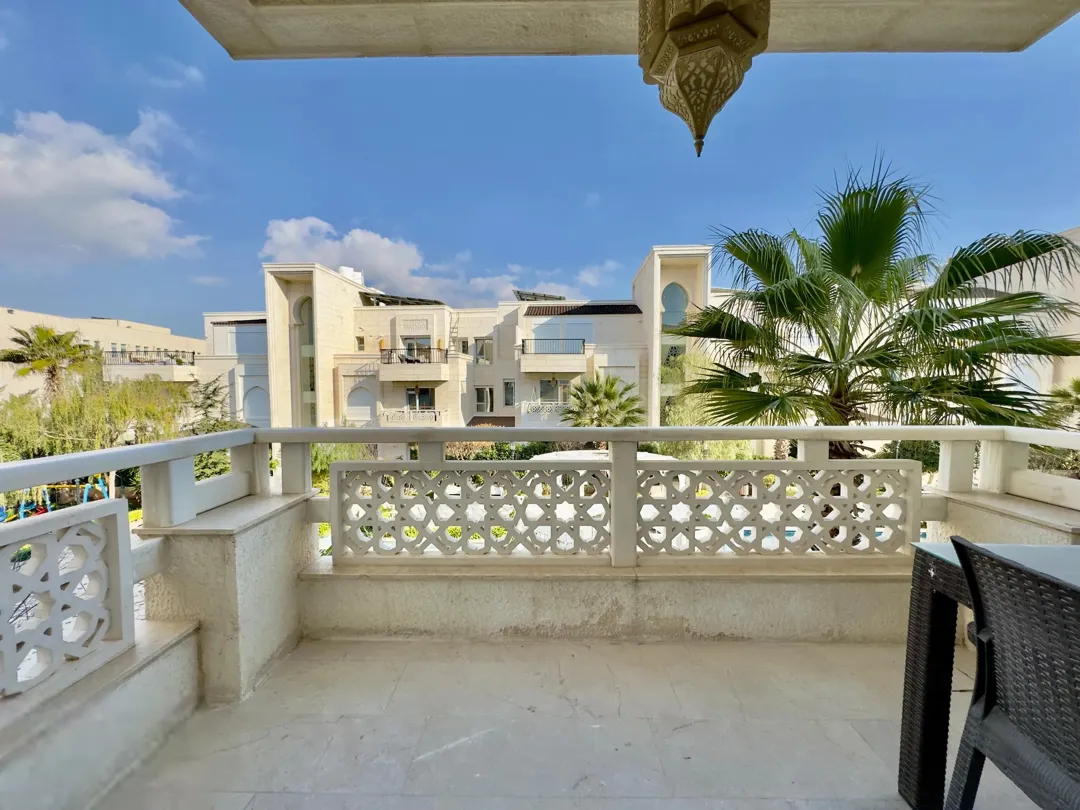 Elegant Garden-View Apartment for Sale Fully Serviced Compound