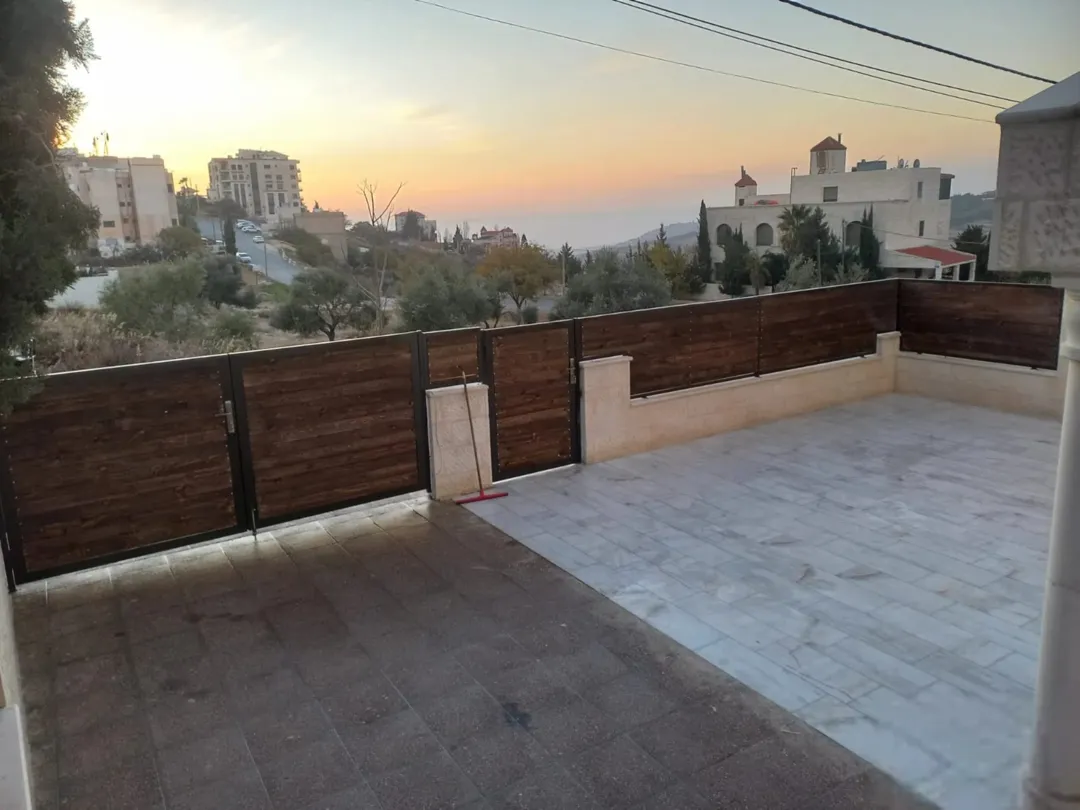 شقة ارضية جديدة