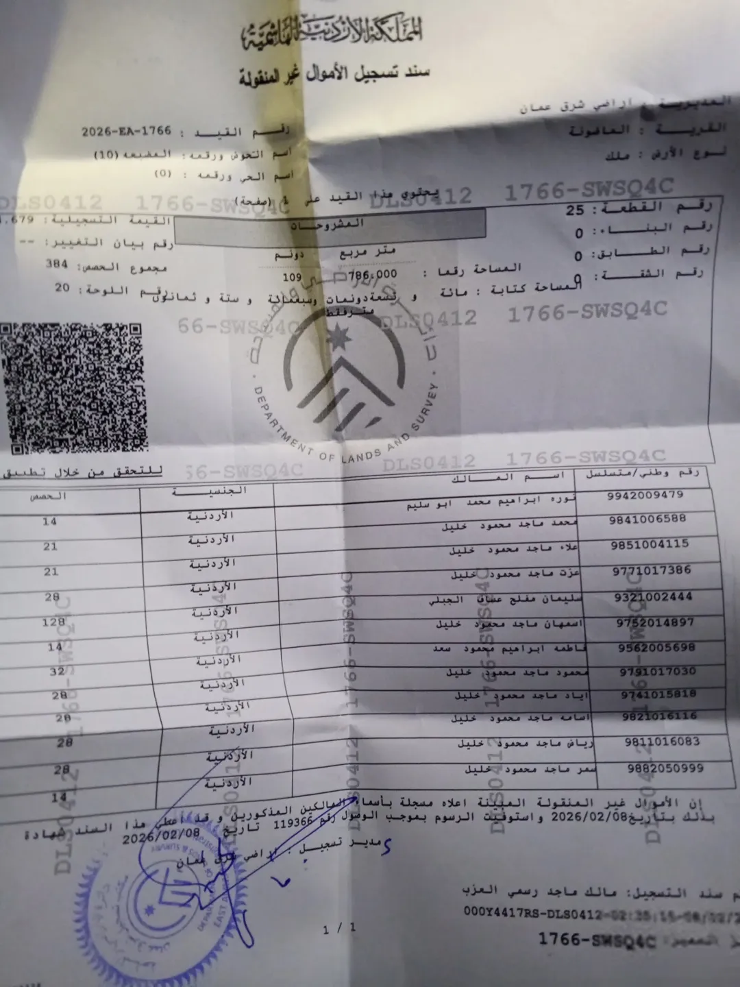 أرض مميزة في منطقة الماضونة