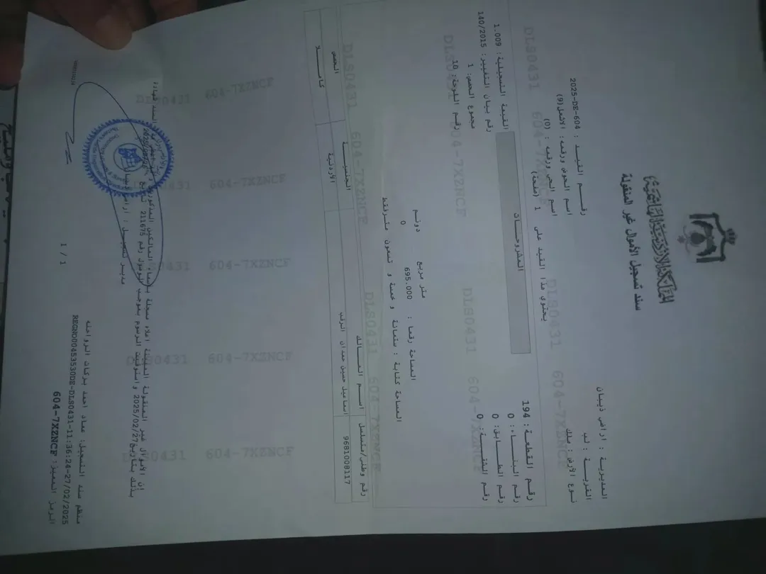 أرض سكنية مميزة للبيع في ذيبان – مادبا