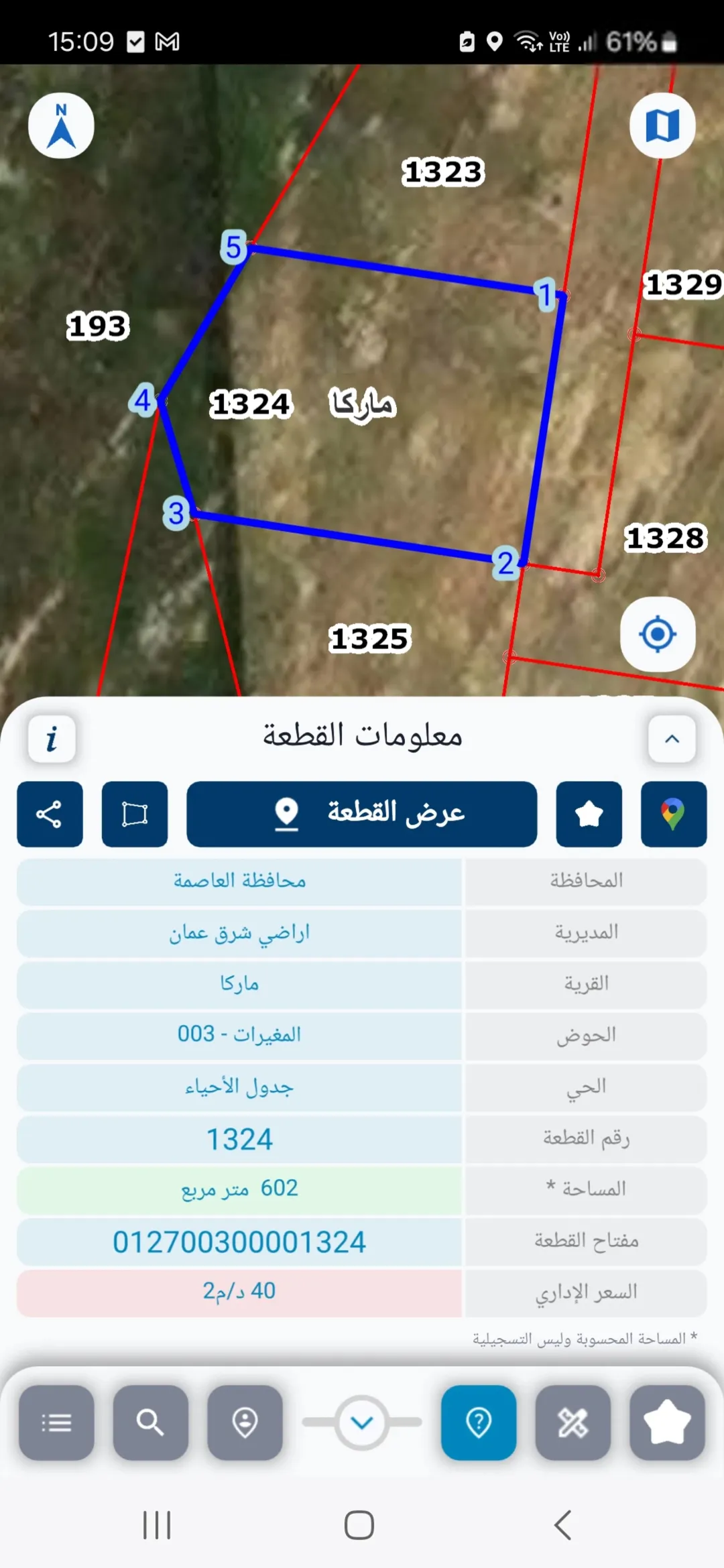 أرض سكنية مميزة للبيع في إسكان القضاة – ماركا
