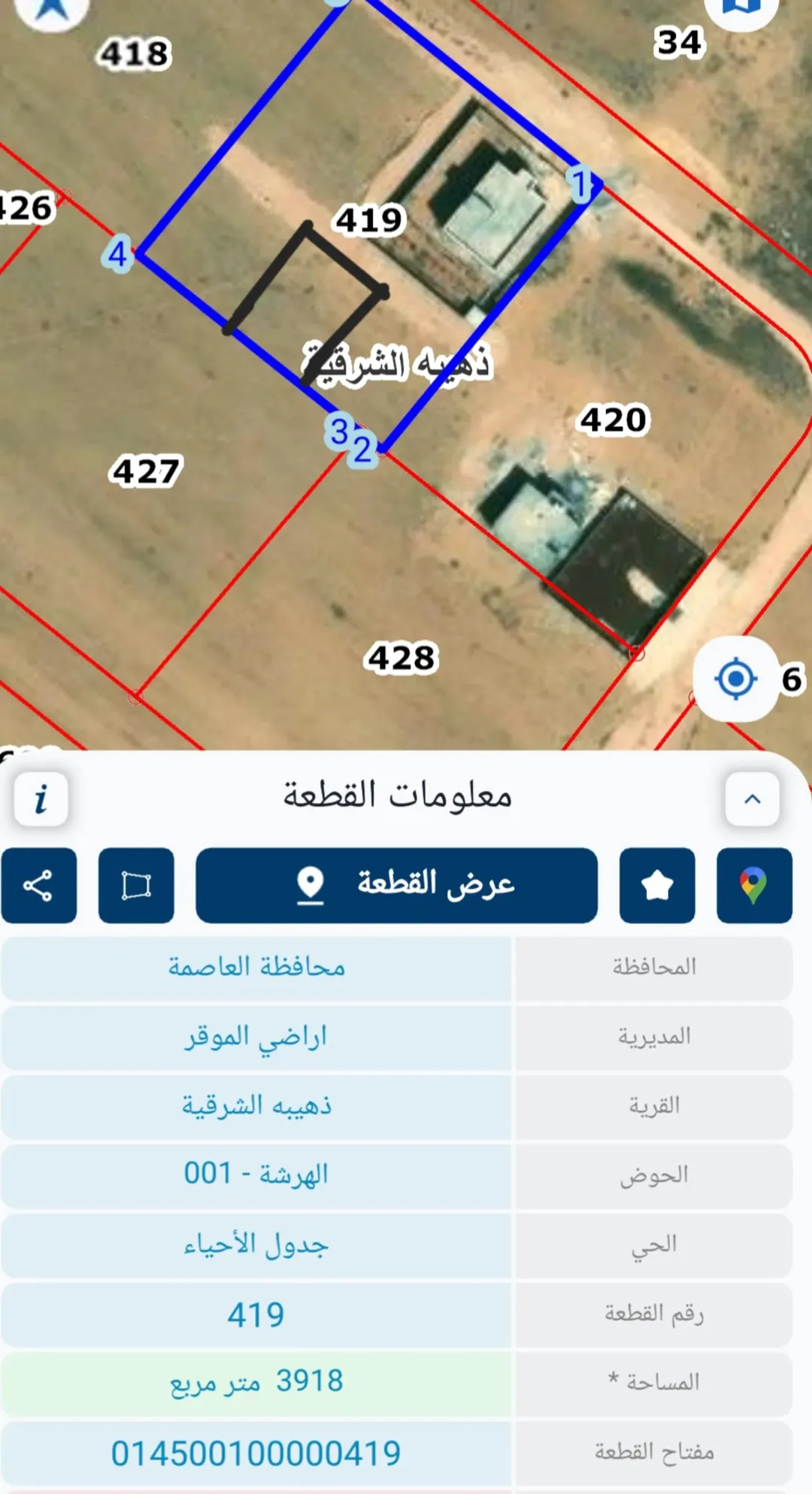 ارض للبيع في ذهيبة الشرقية