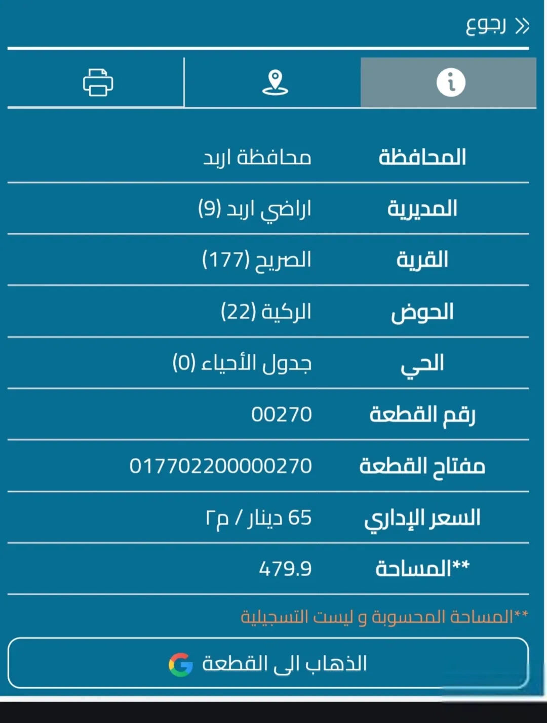 أرض سكنية للبيع في الصريح – حوض الركية – إربد