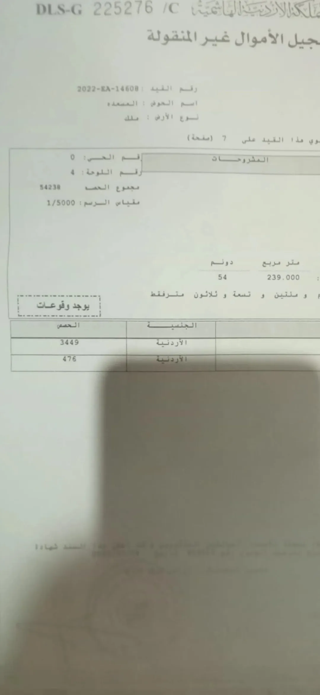 ارض المسعده وادي العش شارع الميه قابل للبدل على سياره شارع عمان التنموي مشترك محدد