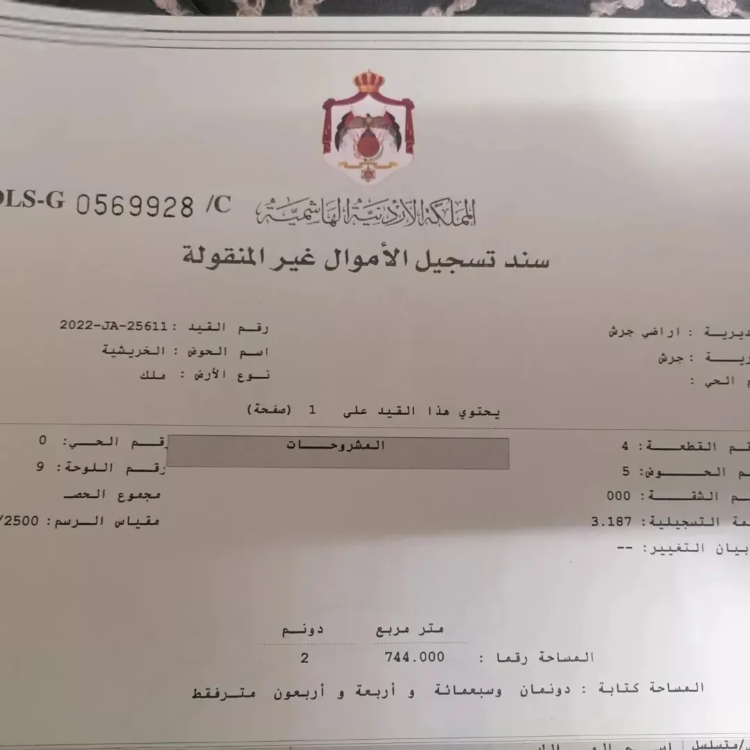 ارض في جرش بجانب ترخيص جرش2.85 دونم بسعر مغري