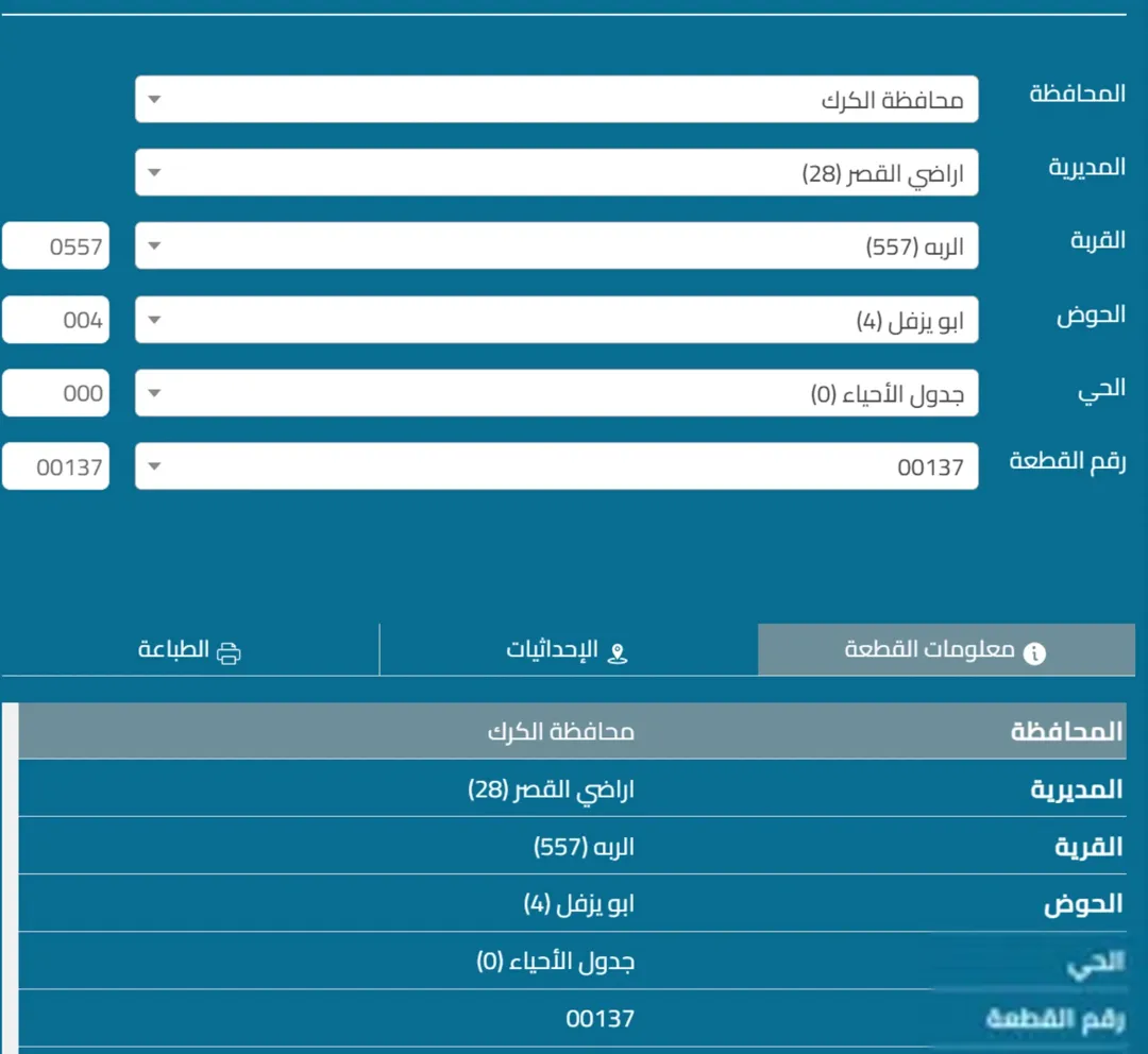 ارض للبيع الكرك القصر