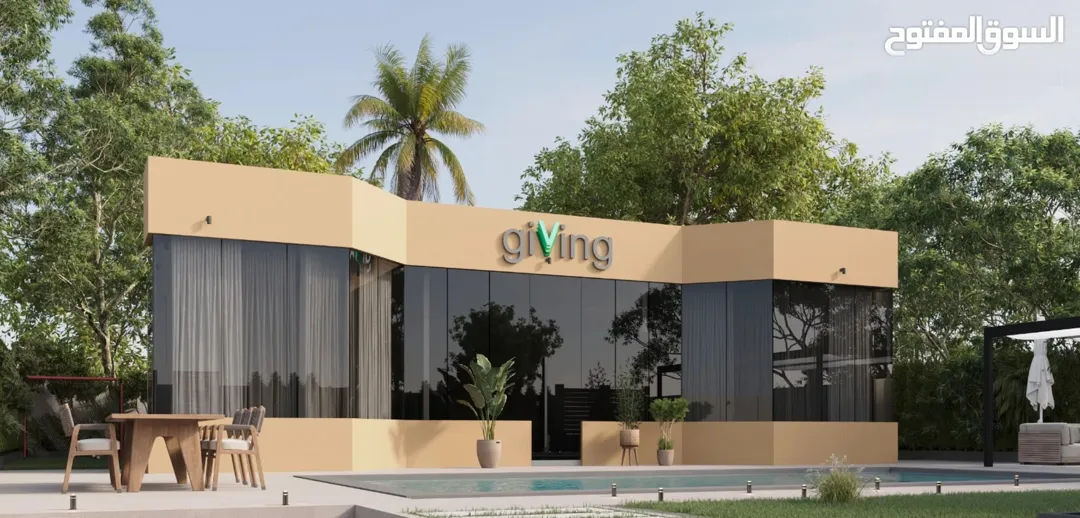 شاليه مستقل للبيع في كمبوند شاليهات Giving – طريق المطار