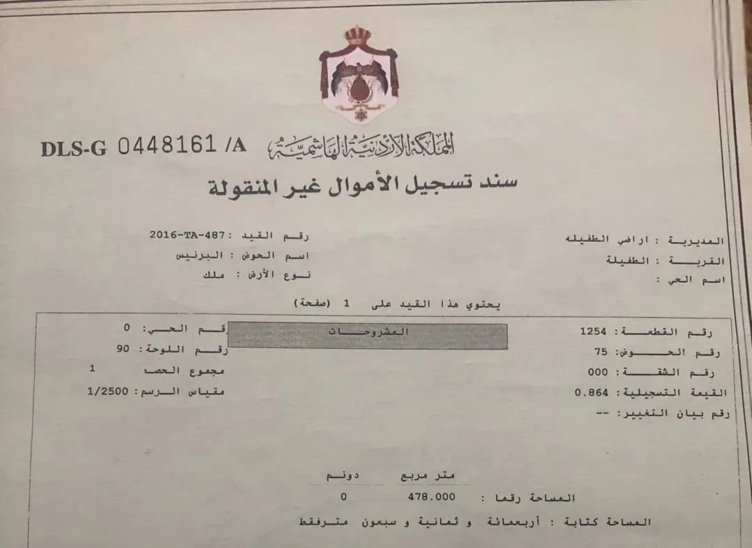 قطعة ارض للبيع حي البرنيس العلوي