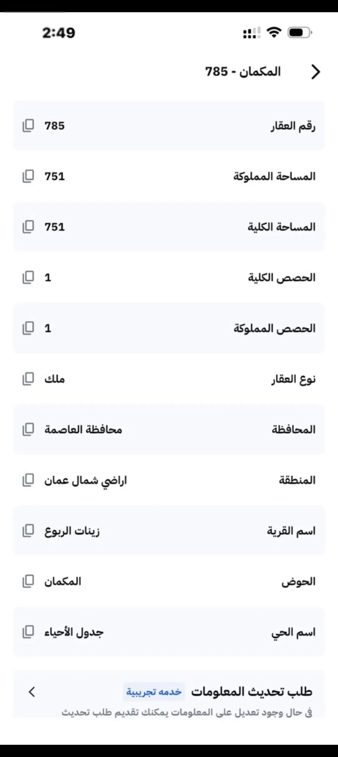 أرض مميزة للبيع في شفا بدران – زينات الربوع