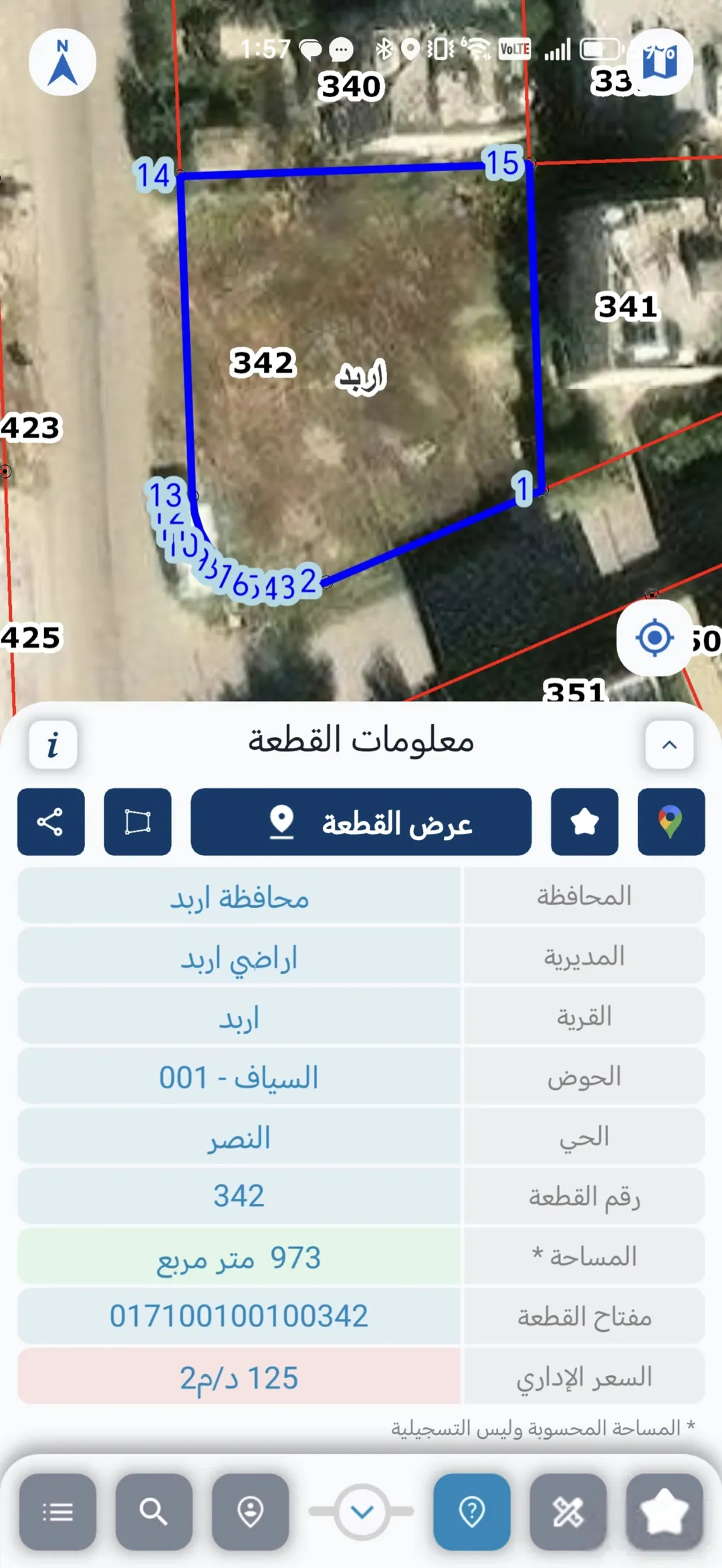 اراضي اربد