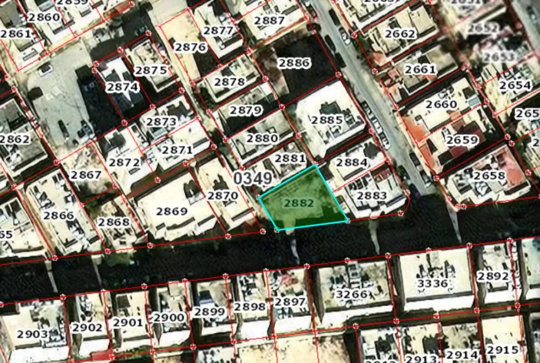 ارض للبيع الزرقاء جبل طارق 314 متر مربع تصلح لبناء اسكان