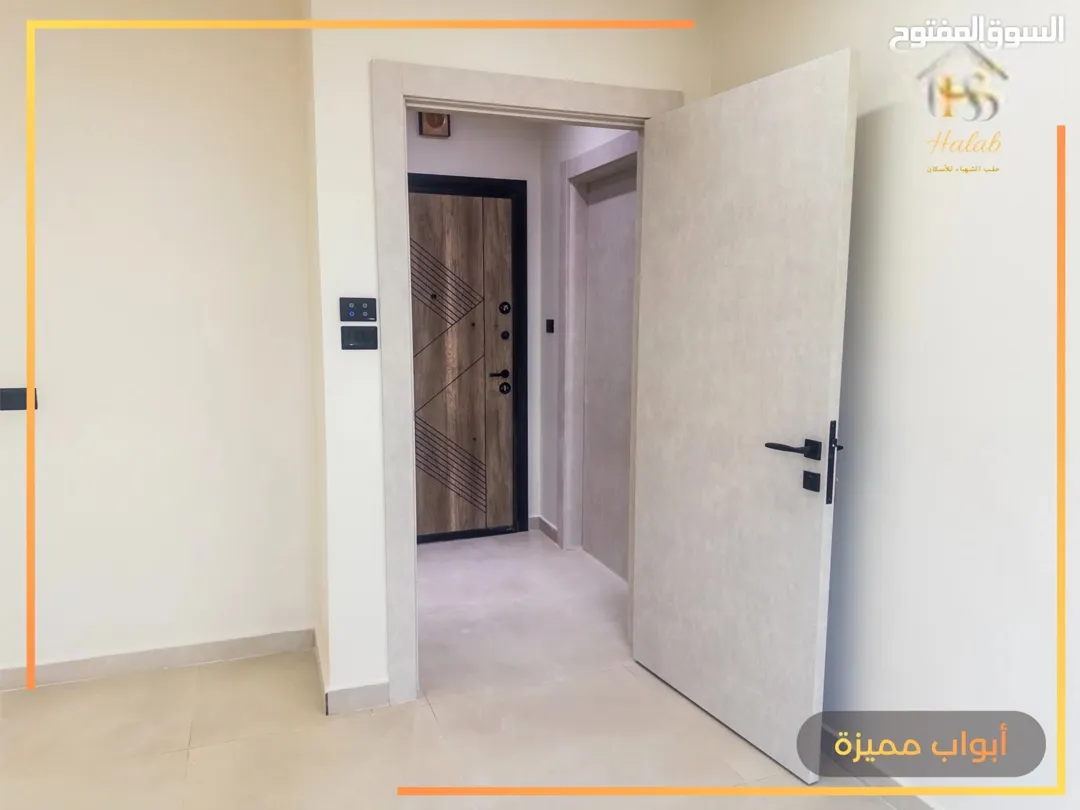 شقق للبيع طابق أول فني المساحة 162 متر شرقي شمالي دوار الكساسبة