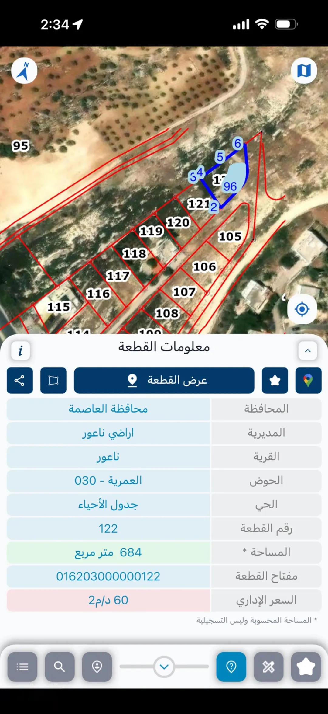 أراضٍ للبيع في ناعور حوض العمرية وحوض عرقوب ام القطين