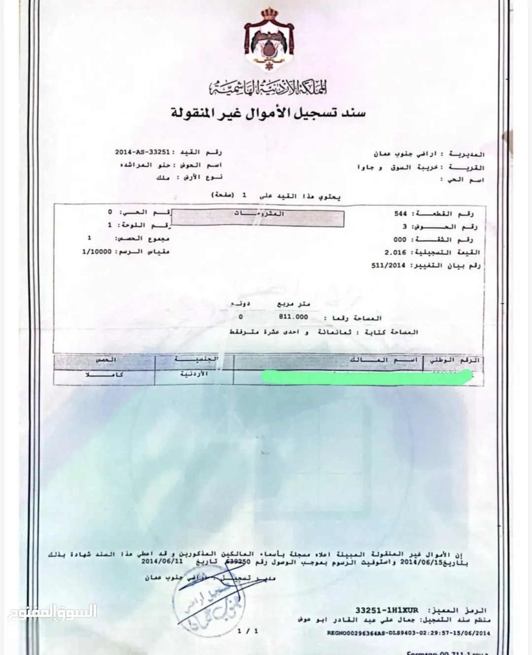 أرض سكنية مميزة للبيع في جاوا – خربة السوق