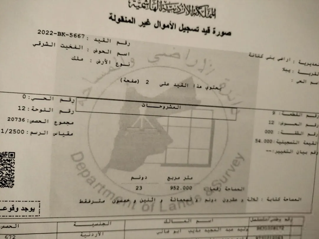 أرض زراعية وسكنية مميزة للبيع في يبلا – إربد