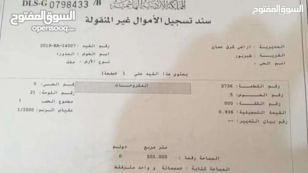 أرض سكنية مميزة للبيع في طبربور – حوض المدورة