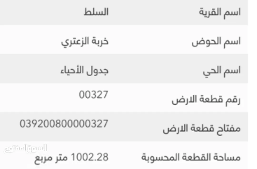 أرض ساحرة للإطلالة في منطقة الفلل بأجمل ضواحي السلط