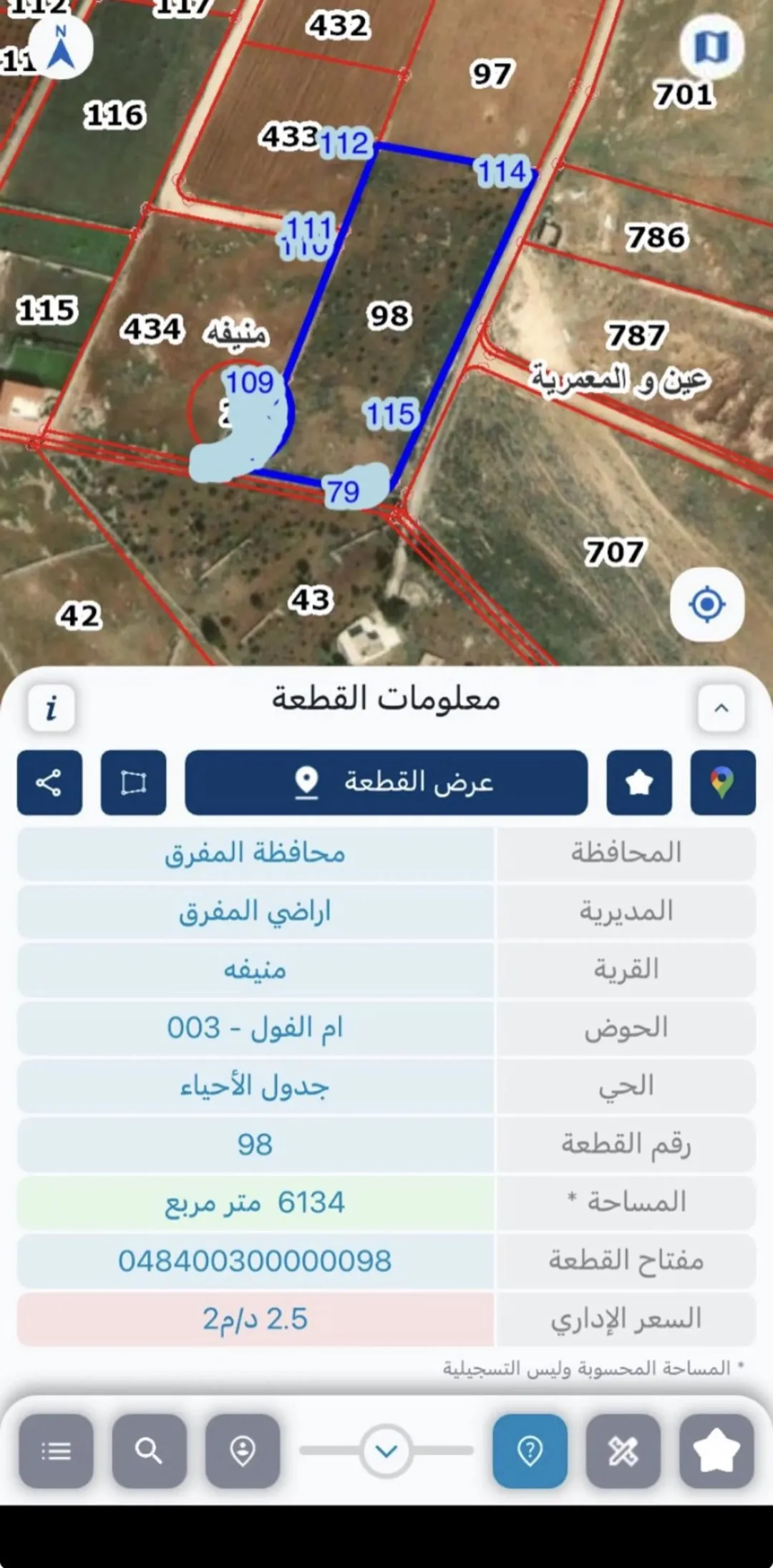 مزرعة زراعية مميزة للبيع في المفرق – منطقة منيفة