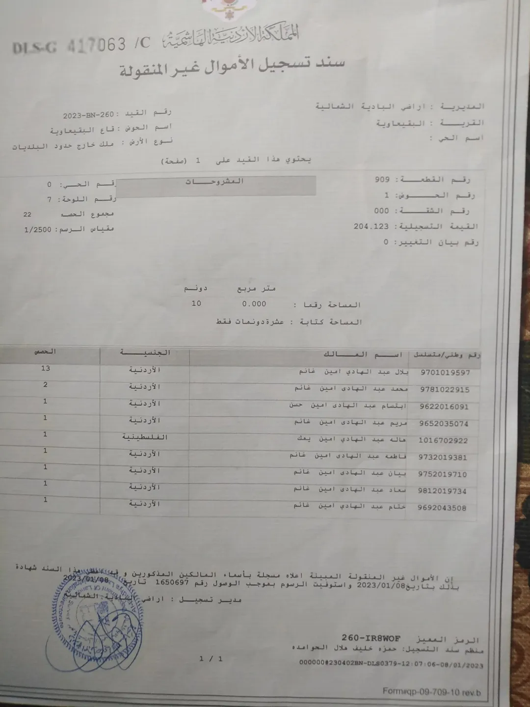 أرض زراعية مميزة للبيع في البقعاوية