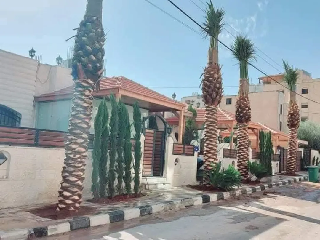 تنسيق حداق واعمال. البربكيو والشلال