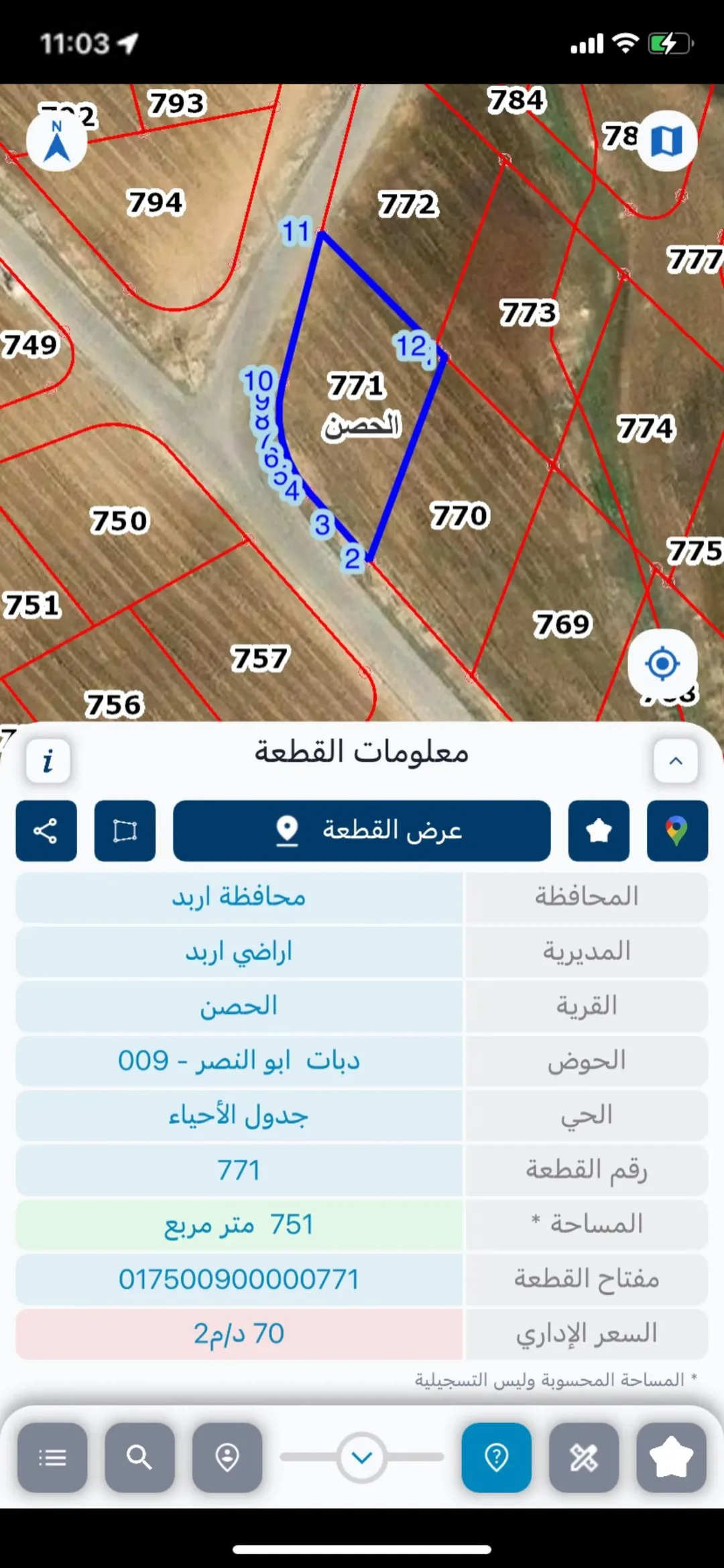 أرض للبيع في الحصن – إربد بموقع مميز