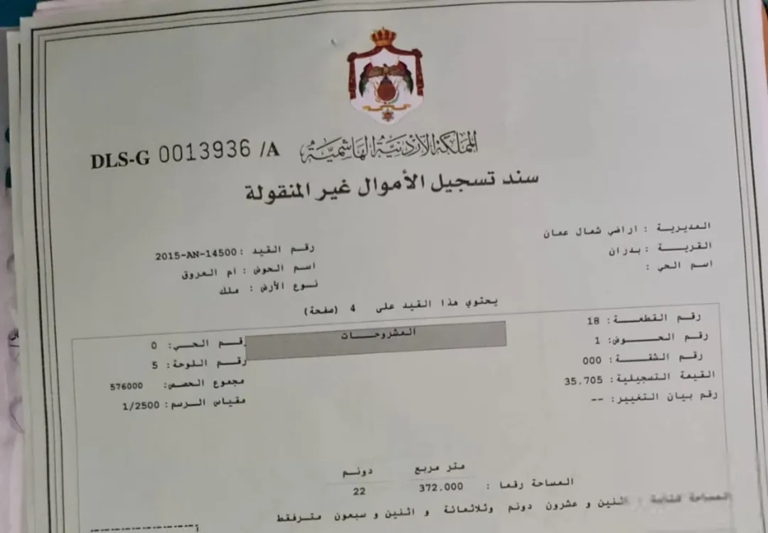 أرض سكنية للبيع في شفا بدران – عمان