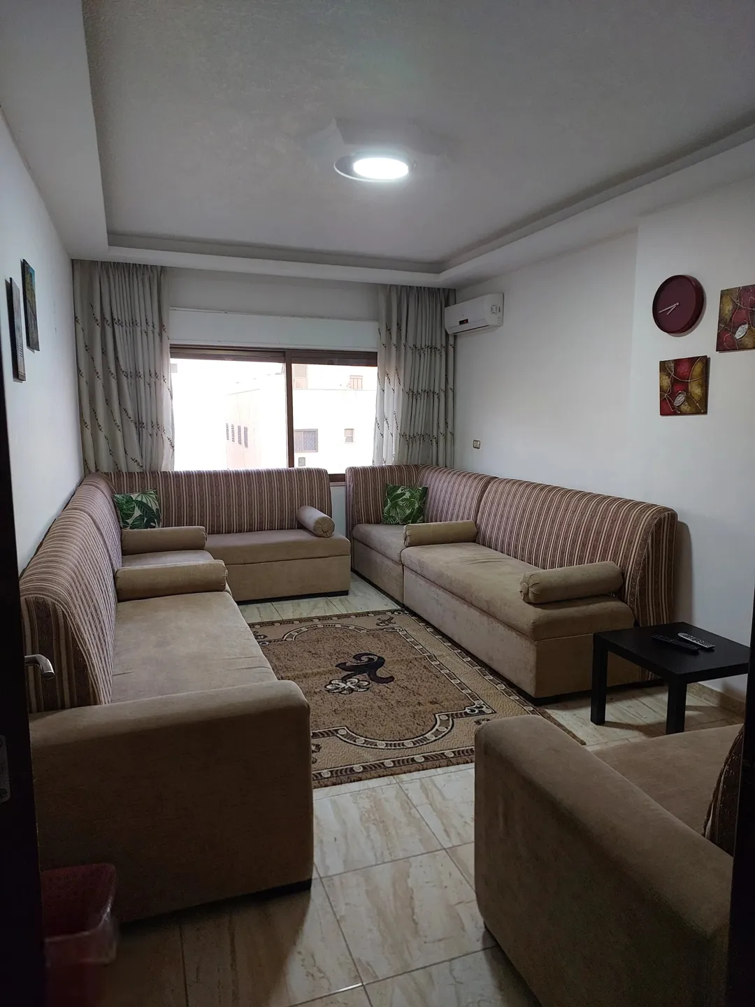 Furnished 3-bedroom apartment, fully air-conditioned (hot/cold) in every room – Abu Nseir