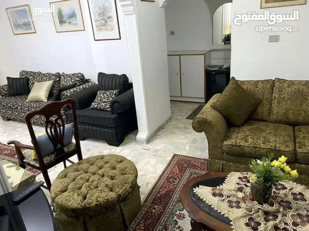 شقة أرضية مفروشة فاخرة في تلاع العلي مقابل مستشفى تلاع العلي – عمان الاردن | ID 625753