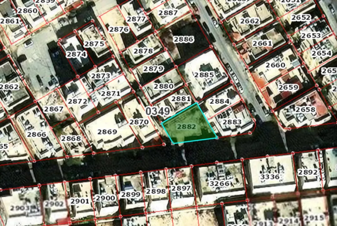 ارض للبيع الزرقاء جبل طارق 314 متر مربع تصلح لبناء اسكان
