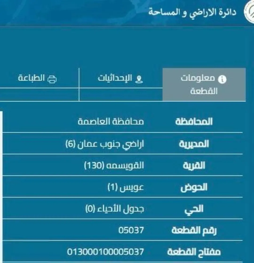 أرض سكنية مميزة بمساحة 500 متر في القويسمة