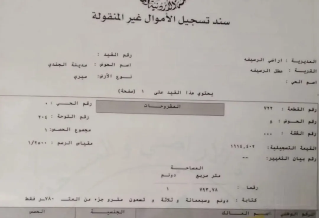 قطعة أرض للصناعات الخفيفة