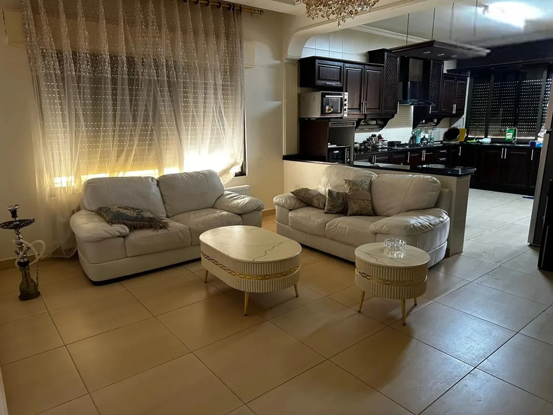 Furnished 4-Bedroom Apartment for Rent in Abu Nseir, 220 m² with Outdoor Terrace, Garden and Panoramic View