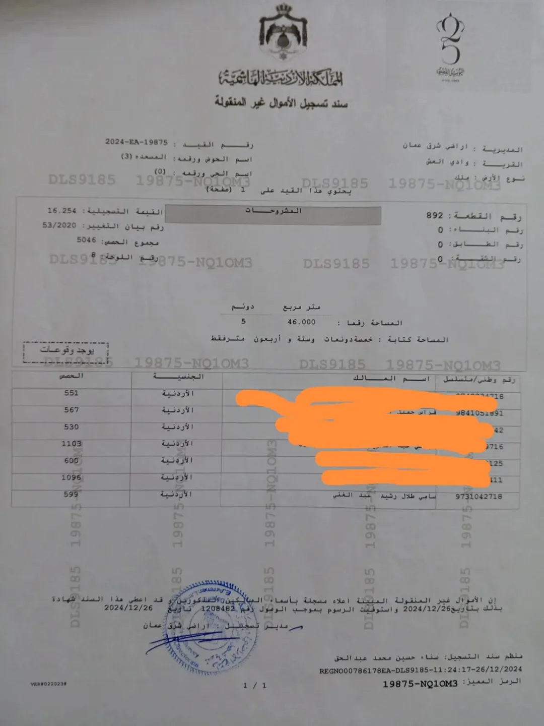 قطعة أرض مميزة في وادي العش بمساحة 600 متر مربع