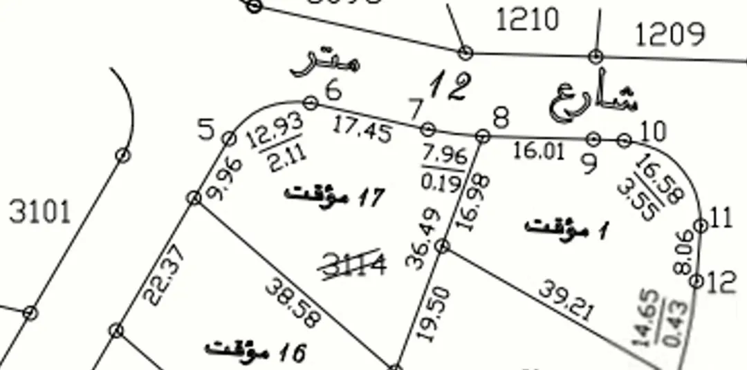 القويسمه – أم أذينات – 921 متر مربع سكن ب – على شارعين مباشره (الملك لله)