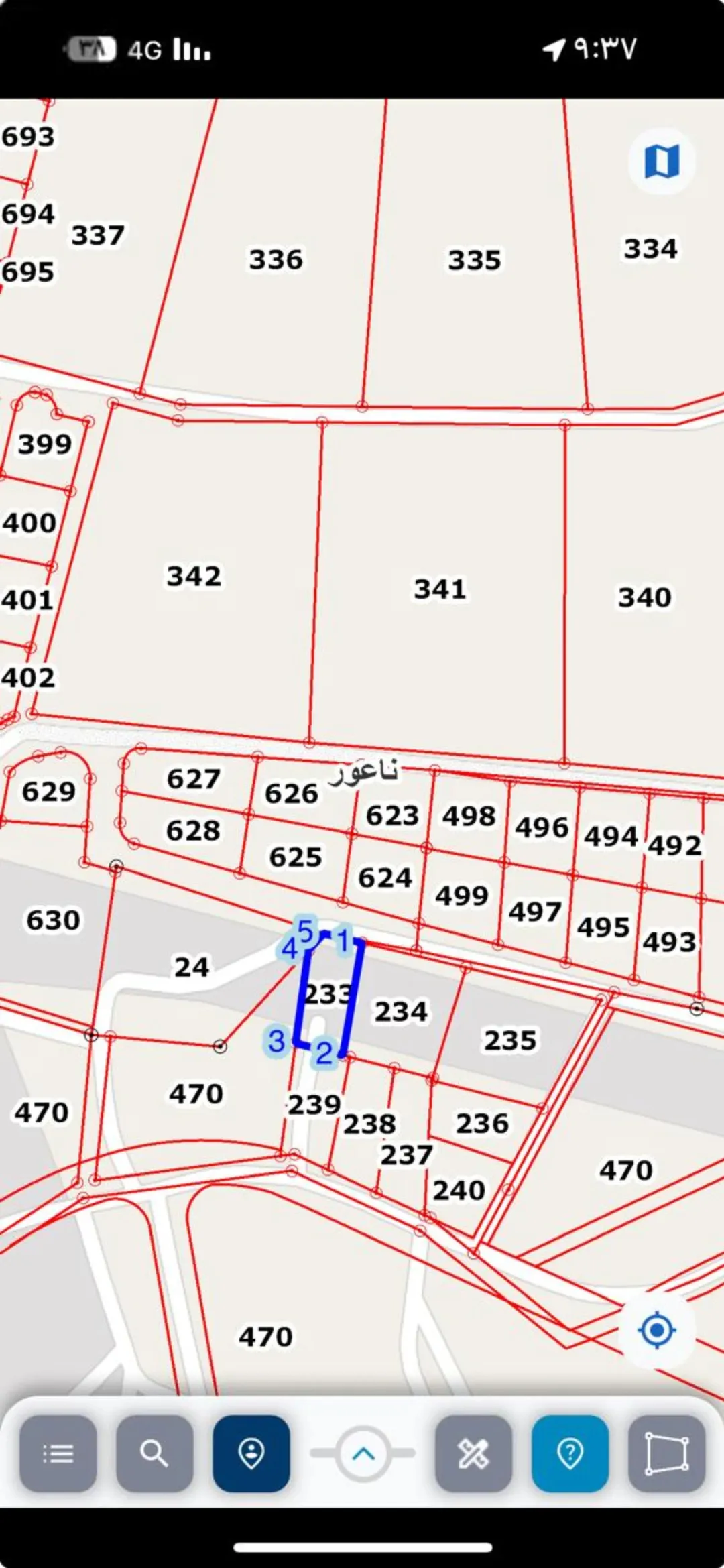 أرض سكنية في ناعور (حوض العمرية) 770 متر مربع مطلة في حي هادئ