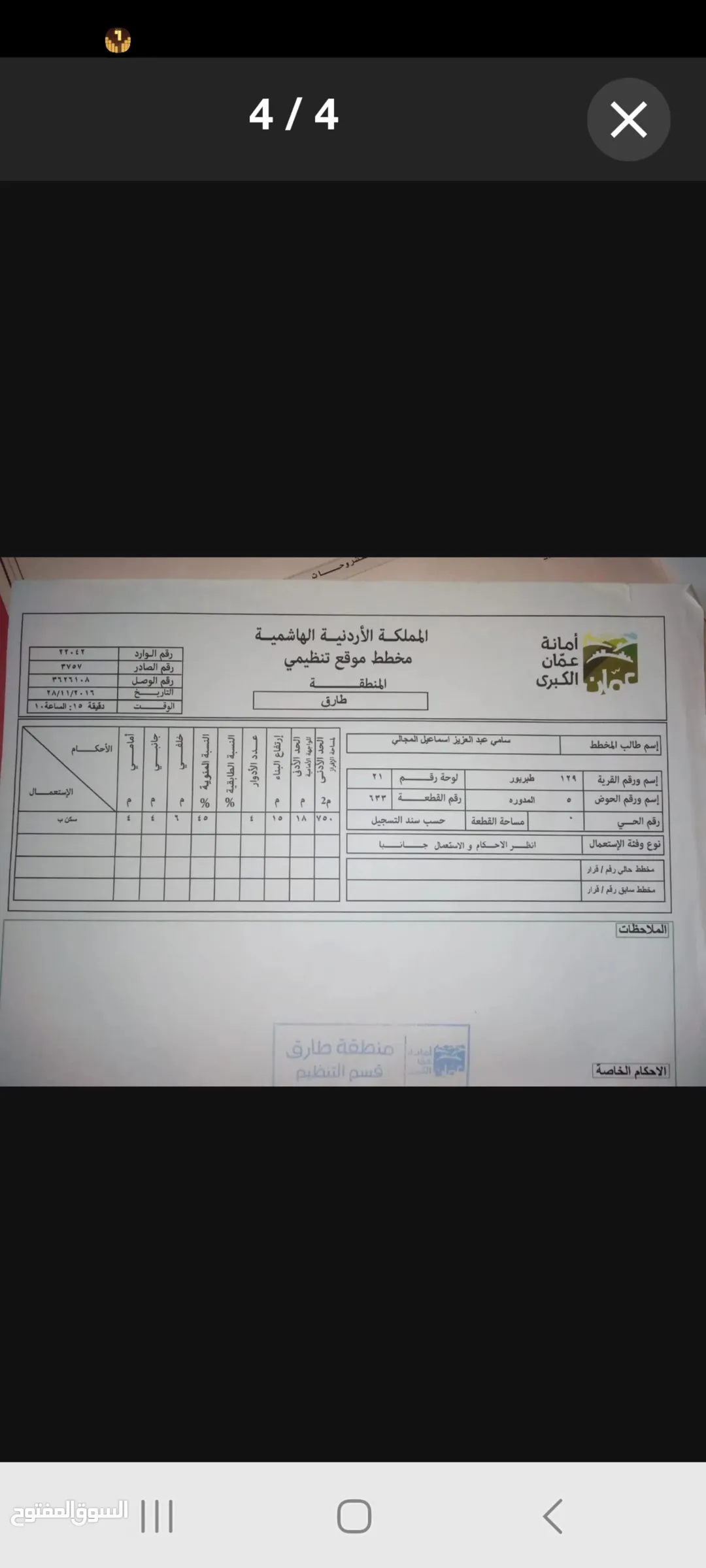 أرض سكنية مميزة للبيع في طبربور – عمان