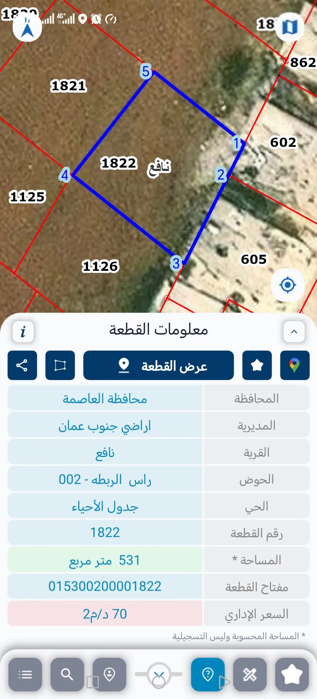 أرض للبيع.